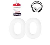 Cover for Sony INZONE H6 Air, yystao Soft Silicone Headphone Earpads, Gentle on Skin, Sweatproof, Easy Installation, Dropproof, White