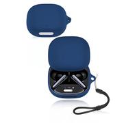 Cover for soundcore Liberty 5 by Anker Wireless Earbuds, yystao Soft Silicone Protective Case compatible with Anker soundcore Liberty 5, With Lanyard, Dustproof, Shockproof& Durable, Blue