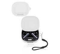 Cover for soundcore Liberty 5 by Anker Wireless Earbuds, yystao Soft Silicone Protective Case compatible with Anker soundcore Liberty 5, With Lanyard, Dustproof, Shockproof& Durable, White