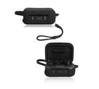 Cover for Soundcore P41i Wireless Earbuds, yystao Soft Silicone Protective Case compatible with Soundcore P41i, With Lanyard, Dustproof, Shockproof & Durable, Black