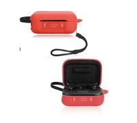 Cover for Soundcore P41i Wireless Earbuds, yystao Soft Silicone Protective Case compatible with Soundcore P41i, With Lanyard, Dustproof, Shockproof & Durable, Red
