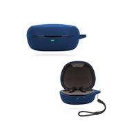 Cover for SoundPEATS T3 Pro Wireless Earbuds, yystao Soft Silicone Protective Case compatible with SoundPEATS T3 Pro, With Lanyard, Dustproof, Shockproof & Durable, Blue