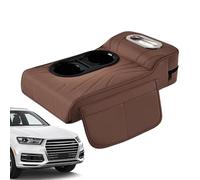 Cover for the centre console of the car, leather armrest cushion and reinforcement pad, cover cushion with storage space for vehicle armrests, for vehicles such as SUVs, trucks, cars and