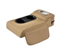 Cover for the centre console of the car - leather armrests cushion as a raising cushion - cover cushion with storage space for vehicle armrests - for vehicles, trucks, saloons, vehicles