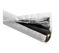 Cover for the insulation of air conditioning pipes, 182 cm x 26 cm size pipe insulation, 3-layer UV-resistant waterproof cover for split systems, protection against the elements