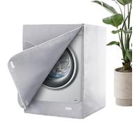 Cover for Washing Machine - 3-Sided Full Wrap, Front Load Protector, Double Waterproof Oxford Cloth, Dustproof Sunscreen Anti-Aging | Universal Washer & Dryer Cover for Home Kitchen Laundry Indoor