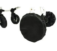 Cover for Wheel of Baby Stroller/Pushchair 1 pc. Pram Wheel Covers Protective Your Clean Space Trolley Accessories Small Closed 7"-11" [078]