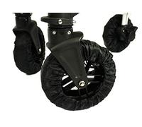 Cover for Wheel of Baby Stroller/Pushchair 1 pc. Pram Wheel Covers Protective Your Clean Space Trolley Accessories Small Open 6"-10" [078]