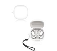 Cover for Xiaomi OpenWear Stereo Pro Wireless Earbuds, yystao Soft Silicone Protective Case compatible with Xiaomi OpenWear Stereo Pro, With Lanyard, Dustproof, Shockproof & Durable, White
