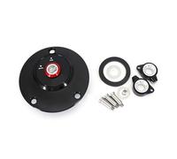 Cover Fuel Tank Cap Motorcycle Accessories For Yamaha YZF R1 2000-2025 R1 M 2015-2025 YZF R6 2003-2020 YZF R7 2021-2025 CNC Fuel Tank Cap Cover(Black - red)