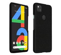 Cover Google Pixel 4A Hard Rigid Fabric finish Anti-tracking Washable black