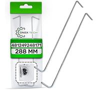 Cover Hinge Spring 288 mm for Top Loading Washing Machine with Original Code 481249248171 C00309408 C00318211 481249248085 for Whirlpool for Indesit - Warranty 5 Years - ONIX TECH
