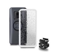 Complete SP-CONNECT Moto Bundle pack mounted on Samsung S9/S8 rearview mirror.