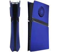 Cover Plates for PS5 Pro Digital Edition with Cooling Vent, PS5 Pro Faceplate ABS Hard Shockproof Anti-Scratch Dustproof Protective Plates, Replacement Side Shell Skin Case for PlayStation 5 Pro -Blue