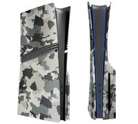 Cover Plates for PS5 Pro Disc Edition, Matte Side Shell FacePlates Accessories Compatible with PlayStation 5 Pro Console ABS Replacement Panels Case (Camouflage)