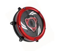 Cover Protection Motorcycle Engine Ignition Clutch Cover Case Guards Protector For Ducati 1299 For Panigale S For Anniversario 2016-2017(Red Black)