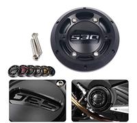 Cover Protection Motorcycle Engine Protective Cover Side Case Slider Guard Stator Accessories For Y-AMAHA T MAX 530 2012 2013 2014 2015 2016(Black- Silver)