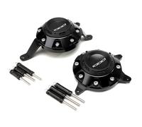 Cover Protection Motorcycle Side Stator Case Guard Protector Engine For Kawasaki Z1000 Z1000SX 2011 2012 2013 2014 2015 2016 2017 2018 2019(Black- Silver)