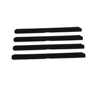 Cover Roof Carrier, H Roof Rail Cover Replacement, Auto Parts, for H 51 87 877 51 87 878, Can Installed on the Front and Rear of The Vehicle, Black, 4 Pcs