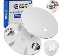 Cover set with hair strainer for shower drain, Ø 112 mm, compatible with Viega Tempoplex drain year 2001-2006, chrome-plated ABS ASA cover, hair filter, shower drain cap, bath cover set