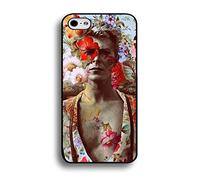 Cover Shell Fashion Art Flowers Style Rock Star David Bowie Phone Case Cover for Iphone 6 Plus / 6s Plus ( 5.5 Inch ) GlamRock Musician Hipster