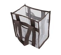 Cover -Stinging Bag, Saving Saving Fast Drying Wide Opening Multifunctional Foldable Mesh Beach Bag Oxford Canvas for Outdoor Holidays (S)