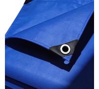 Cover Tarp Ground 145 x 300 cm Tear-Resistant, Flame Retardant, Uv, Frost-Resistant, Mould-Proof, Easy Foldable Tarpaulin Ground Tarp Sheet Cover for Outdoor Camping, Blue