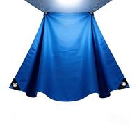 Cover Tarp Ground 165 x 240 cm Waterproof, Weatherproof, Frost-Resistant, UV Protection, Universal, Multipurpose Lightweight PVC Plastic Tarp for Outdoor Camping, Blue