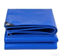 Cover Tarp Ground 260 x 480 cm Heavy Duty, Mould-Resistant, Easy to Wash - PVC Material, Reinforced Edges Outdoor Furniture Ground Sheet for Outdoor Camping, Blue