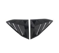 Cover Trim Car Interior For Chevrolet For Corvette C8 2020 2021 2022 2023 Car Rear Louver Window Side Shutter Cover Trim Sticker Vent Scoop Accessories Cover Trim(Carbon Fiber Look)