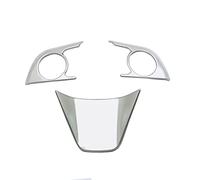 Cover up scratches Car Interior ABS Steering Wheel Panel Protection Cover Trim For Toyota For Venza For Harrier 2021 2022(Sliver)