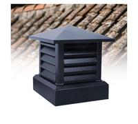 Cover Villa Chimney Cowl Cap Lightweight Material & High Structural Stability Chimney Cap Suitable for Kitchens, Warehouses, Shopping Malls(35x35cm/13.78x13.78in)