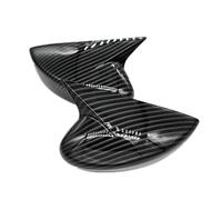 Cover Wing For Nissan For Kicks For Lannia For BlueBird 2015-2021 Car Rearview Side Mirror Cover Wing Cap Rear View Case Rear View Mirror Cap(No Light Carbon)