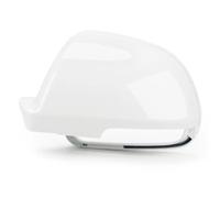 Cover Wing For Skoda For Octavia For Classic 2010-2015 Mirror Shell Cap Housing Wing Door Side Mirrors Cover Mirror Guard Covers(White L)