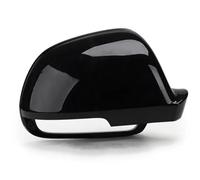 Cover Wing For Skoda For Octavia For Classic 2010-2015 Mirror Shell Cap Housing Wing Door Side Mirrors Cover Mirror Guard Covers(Black R)