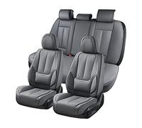Coverado Car Seat Covers, Universal Car Seat Protector Nappa PU Leather