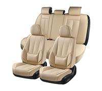 Coverado Car Seat Covers, Universal Car Seat Protector Nappa PU Leather