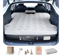 Coverado Tesla Model Y Air Mattress, One Click Self Inflating Tesla Y Sleeping Pad, Wireless Pump & Light Function, 4.5" Thick Comfort Flocking Model Y Air Bed, Tesla Model Y Mattress Fit 2020-2026