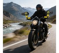 Coverage Motorcycle Rear View Glass Night Day Clear Light Weight Glass Wear Resistant Vibrations Control Motorcycle Rearview