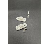 coverandcarry Awning mounting pole brackets x 2 with stainless steel screws