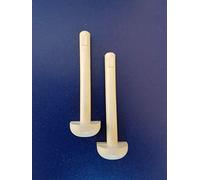 coverandcarry Beige NBBS hinge pins for the caravan battery box door, pack of 2
