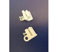 coverandcarry Caravan/Motorhome Curtain End Stops x 2 for Sprint Rail