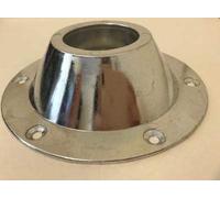 coverandcarry Caravan/Motorhome Island Table Leg Top Polished - Silver