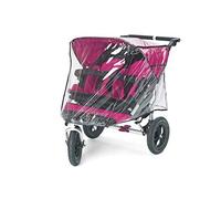 Coverandcarry Rain Cover for Out'n'About Nipper 360 Double, Fits All Versions, Made in The UK from Supersoft Clear PVC