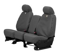 Covercraft Carhartt SeatSaver Custom Seat Covers for Select Chevrolet Silverado/GMC Sierra 1500/2500/3500 Models, SSC3458CAGY (1st Row 40/20/40 Bench Seat, Duck Weave Gravel)