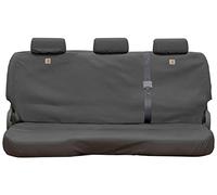 Covercraft Carhartt SeatSaver Custom Seat Covers | SSC7432CAGY | 2nd Row Solid Bench Seat | Compatible with Select Dodge Ram Models, Gravel
