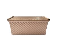 Covered Bread Baking Tray - Sourdough Mold, Non-Stick Corrugated Tray | Carbon Steel Sandwich Cake Making Tool, P Dough Shaping Container