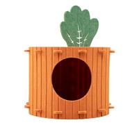 Covered Cat Basket | Warm Removable Partially Enclosed House - With Root-Shaped Cave Cat Bed | For Indoor Kittens Dogs Puppies Sleep Rest Small Medium Sizes Pets