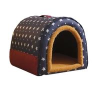 Covered Cat Bed - 29.53 Inch Soft Indoor Pet Shelter for Comfortable Rest, Cozy Enclosed Build with Washable Cover Feature, Sleeping Bed for Kittens Puppies Small Pets Winter Bedside Home