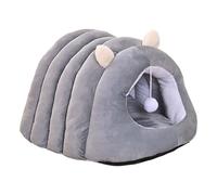 Covered Cat Bed - Cats House Tent Bed - Comfortable Nest House for Small Animals Bunnies Kittens Living Room Home Apartment Bedroom Play Area Private Space